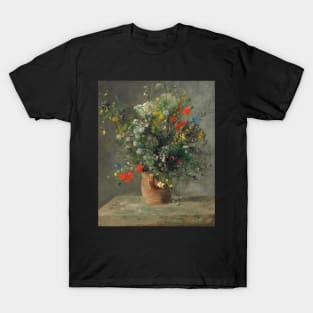 Flowers in a Vase by Renoir T-Shirt